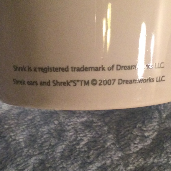 Shrek & Donkey Christmas Ceramic Coffee Mug Set of 4 Collectible 2007 Dreamworks - Picture 8 of 16